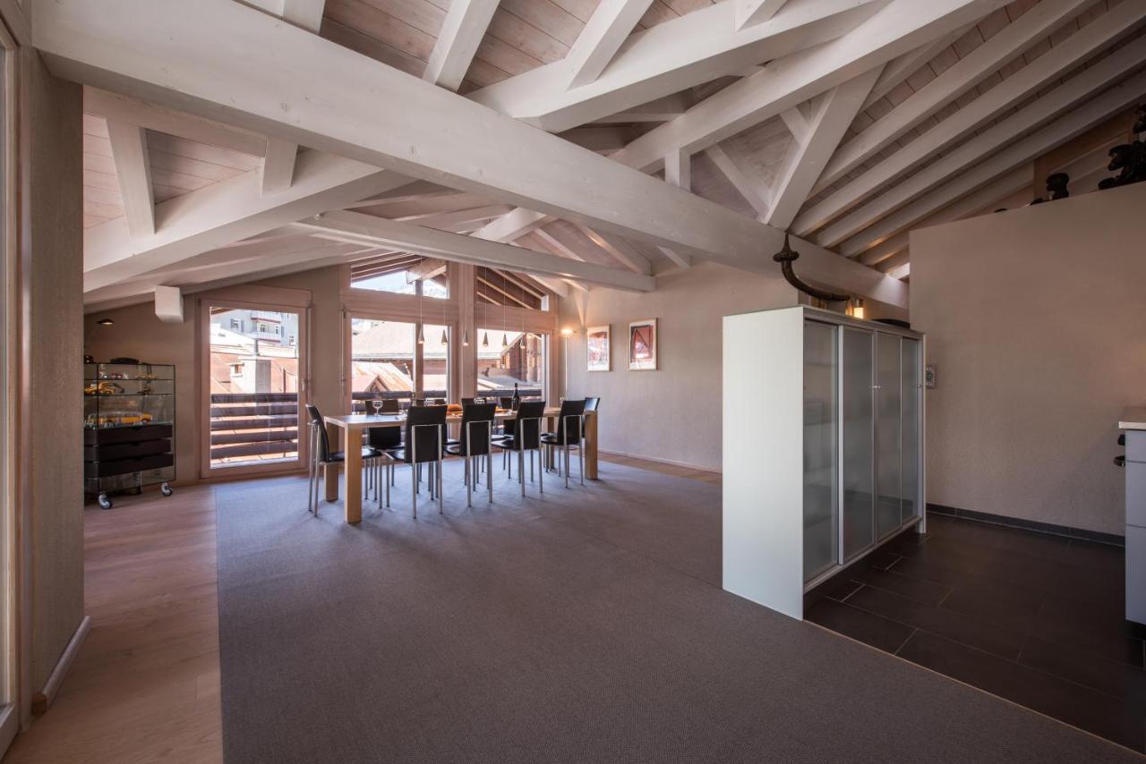 Chalet Schneehoren Penthouse Wengen Luaran gambar