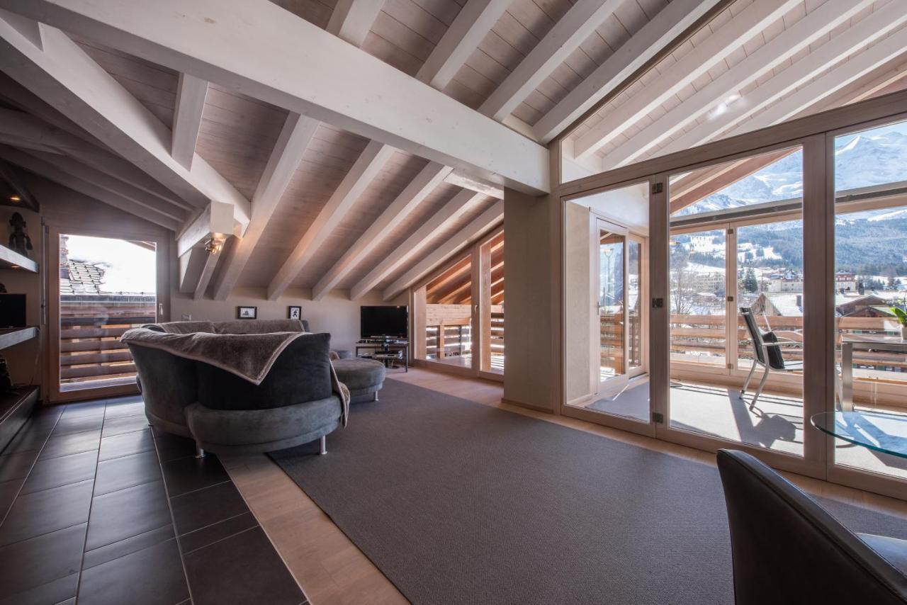 Chalet Schneehoren Penthouse Wengen Luaran gambar