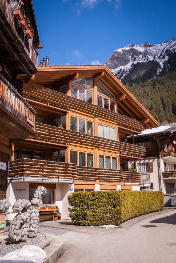 Chalet Schneehoren Penthouse Wengen Luaran gambar